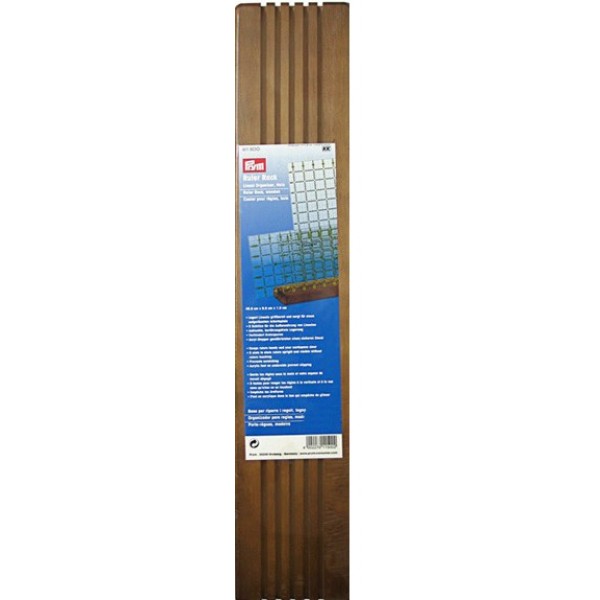 ORGANIZADOR REGLAS MADERA 50x10x1.9CM PRYM